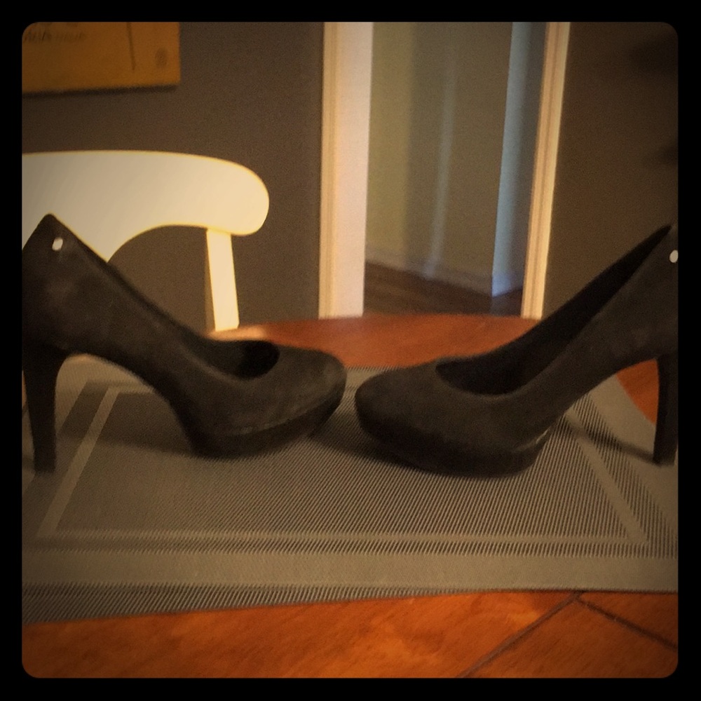 Rockport Janae Black Suede Pump